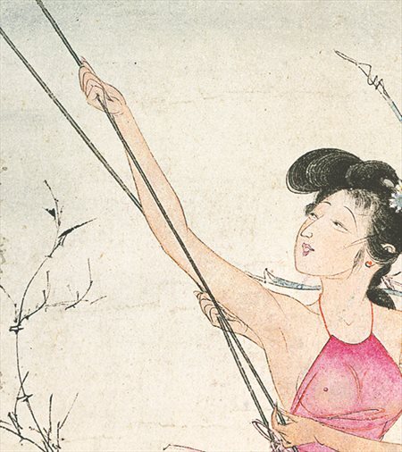 鸠江-胡也佛的仕女画和最知名的金瓶梅秘戏图